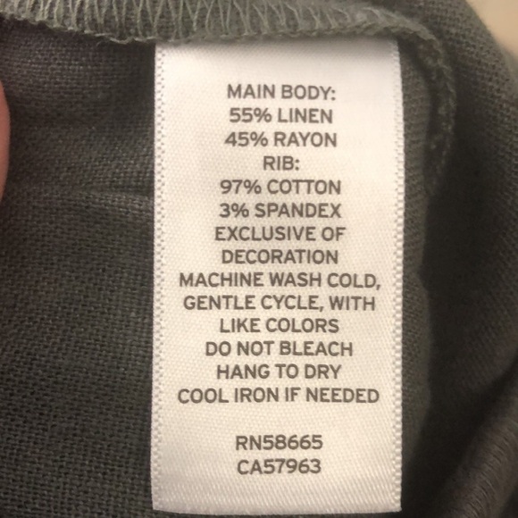 Caslon Linen Joggers Size 2X - Picture 8 of 8